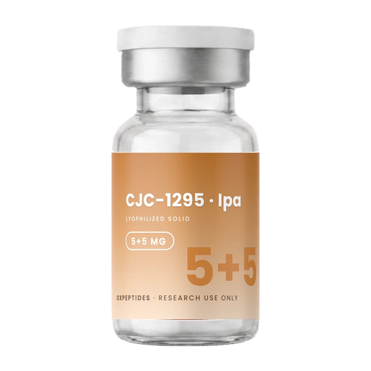 Cjc-1295 · Vial de CJC-1295 / Ipamorelin — liofilizado, etiqueta OXpeptides